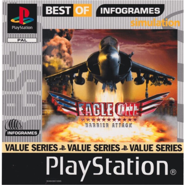 PS1 PlayStation 1 - Eagle One: Harrier Attack Value Series | Best of Infogrames - mit OVP