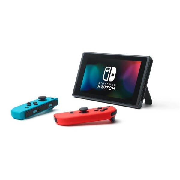 Nintendo Switch Konsole V1 - Neon-Rot/Neon-Blau - mit Dock und allen Kabeln