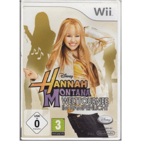 Nintendo Wii - Disney Hannah Montana: Welttournee im Rampenlicht - mit OVP