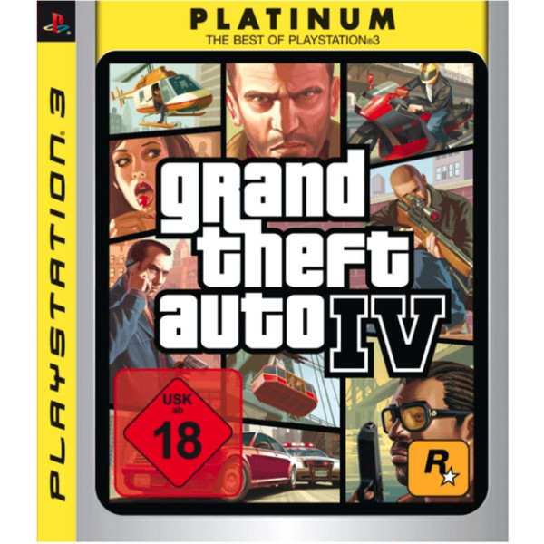 PS3 PlayStation 3 - Grand Theft Auto IV Platinum - mit OVP