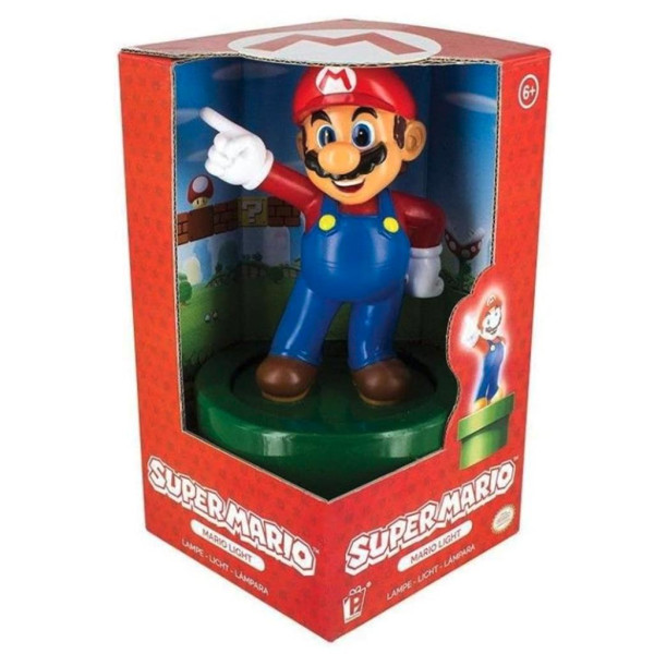 Paladone - Lampe 3D Super Mario Light - Mario 20 cm