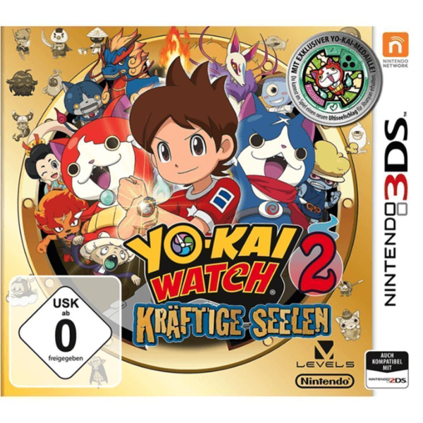 Nintendo 3DS - Yo-kai Watch 2: Kräftige Seelen - mit OVP