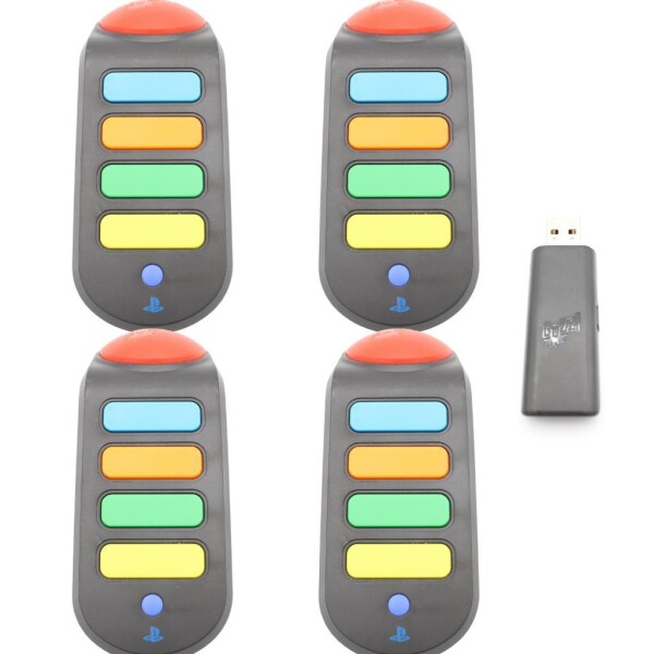 Sony PS3 PlayStation 3 - 4 Original Wireless Buzz Controller Buzzer