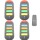 Sony PlayStation 3 - 4 Original Wireless Buzz Controller Buzzer mit Empf&auml;nger