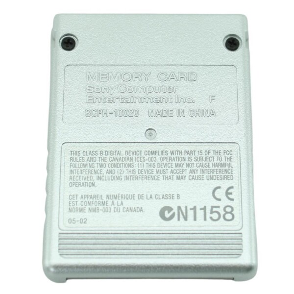 Sony PlayStation 2 - Original Memory Card 8MB - Silber
