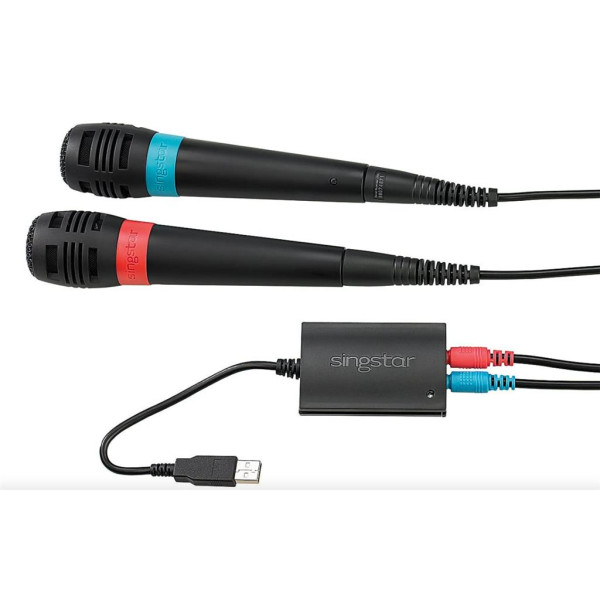 2x SingStar Original USB - Mikrofone für PlayStation 2 3 PS2 PS3 - sehr gut