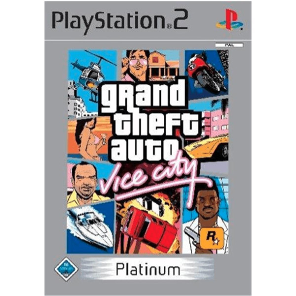PS2 PlayStation 2 - Grand Theft Auto: Vice City Platinum - nur CD
