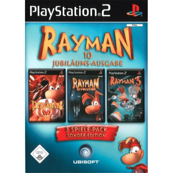 PS2 PlayStation 2 - Rayman Jubiläums-Ausgabe 10 - mit OVP