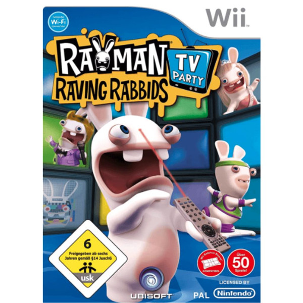 Nintendo Wii - Rayman Raving Rabbids TV Party - mit OVP