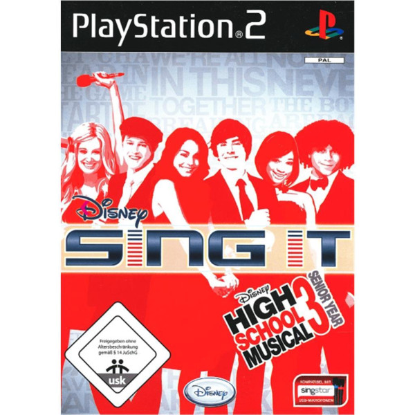 PS2 PlayStation 2 - Disney Sing It! High School Musical 3: Senior Year - mit OVP