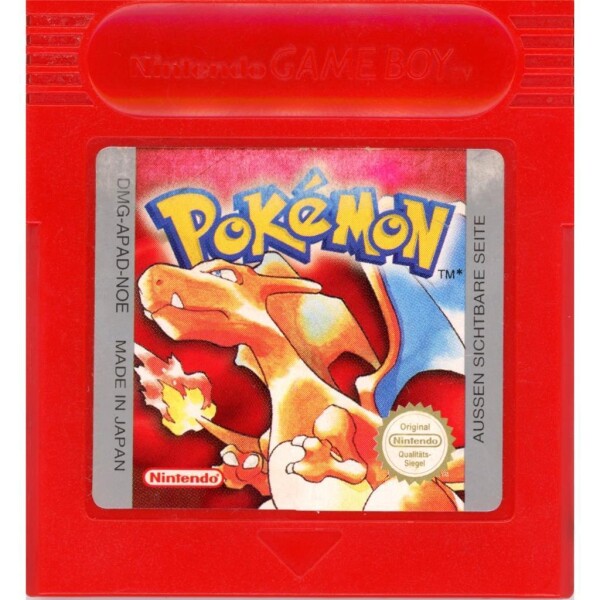 Nintendo Game Boy Classic Spiele - Modul - auch für Game Boy Color und Advance Pokémon: Rote Edition