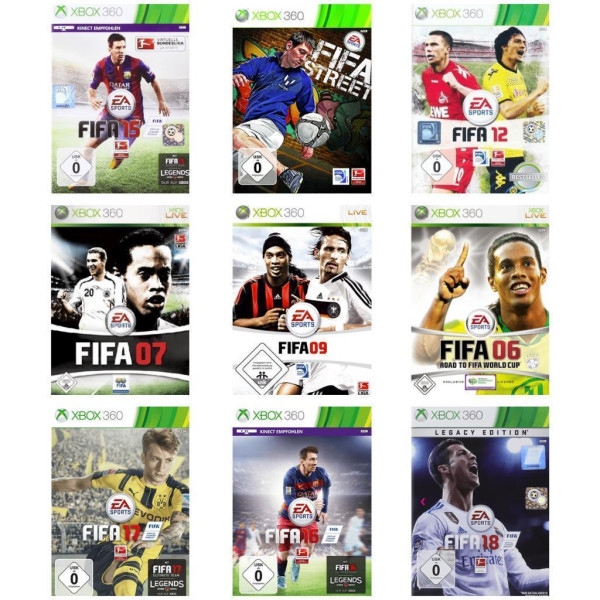 Xbox 360 - FIFA Auswahl - mit OVP