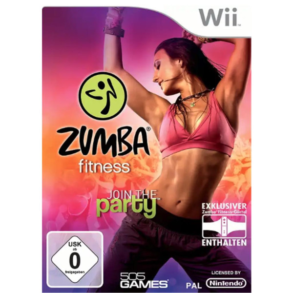 Nintendo Wii - Zumba Fitness: Join the Party - mit OVP und Hüftgürtel
