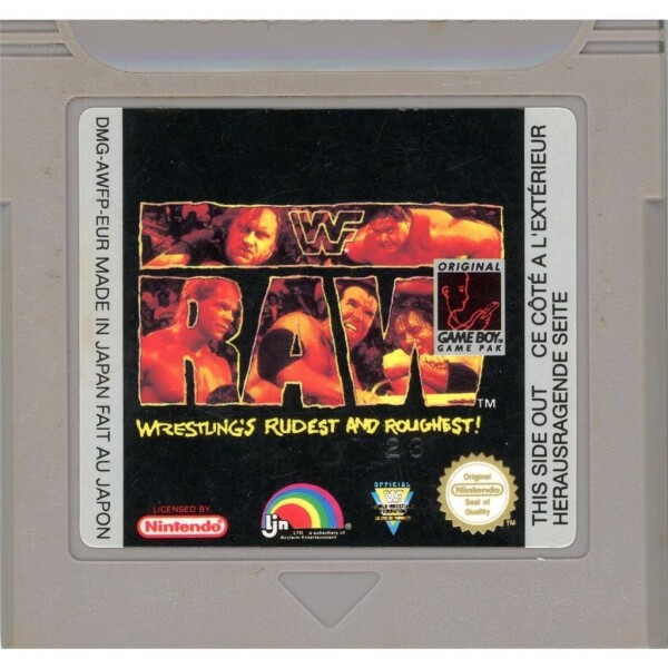 Nintendo Game Boy Classic Spiele - Modul - auch für Game Boy Color und Advance WWF Raw