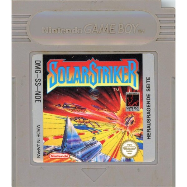 Nintendo Game Boy Classic Spiele - Modul - auch für Game Boy Color und Advance Solar Striker