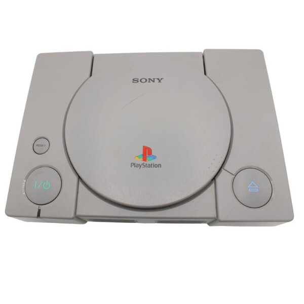 Sony PlayStation 1 - Konsole - alle Kabel - Grau