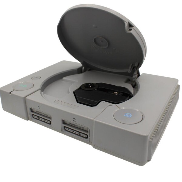 Sony PlayStation 1 - Konsole - alle Kabel - Grau