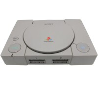 Sony PlayStation 1 - Konsole - alle Kabel - Grau
