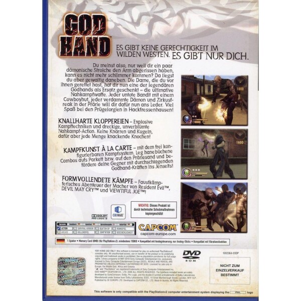 Sony PlayStation 2 - God Hand - mit OVP