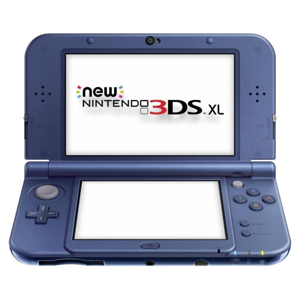 New Nintendo 3DS XL - Konsole - mit Ladekabel - Metallic Blau