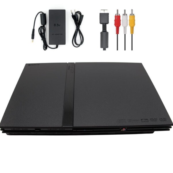 Sony PlayStation 2 Slim - Konsole - SCPH-77004 - Schwarz