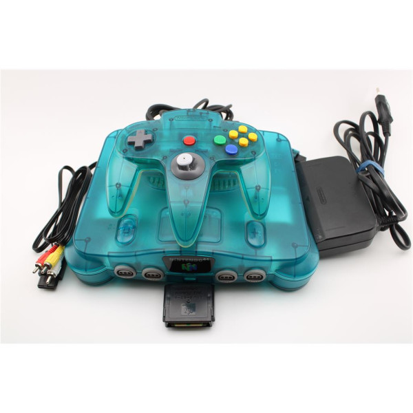 N64 Nintendo 64 - Konsole - Ice Blue mit 1x Controller - sehr guter Zustand