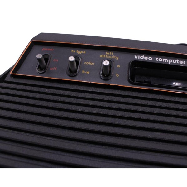 Atari 2600 Video Computer System - Konsole - "Woodgrain" - mit 2 Joysticks