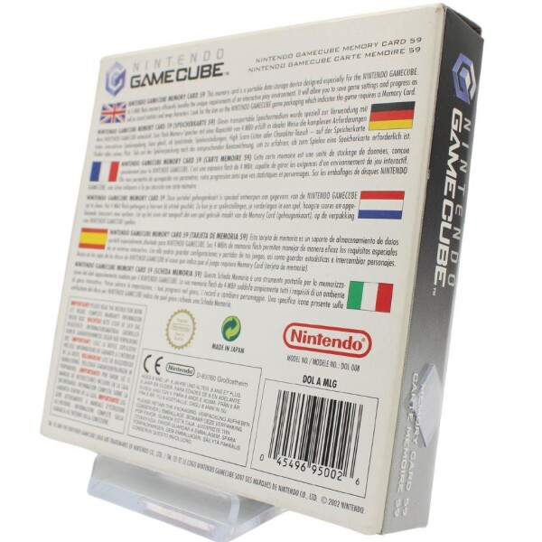 Nintendo GameCube - Original Memory Card 59 - DOL-008 - Grau - mit OVP