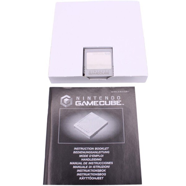 Nintendo GameCube - Original Memory Card 59 - DOL-008 - Grau - mit OVP