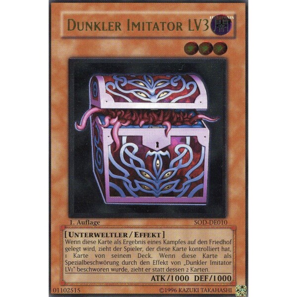 Yu-Gi-Oh! - Dunkler Imitator LV3 - Soul of the Duelist - 010 - Ultimate Rare