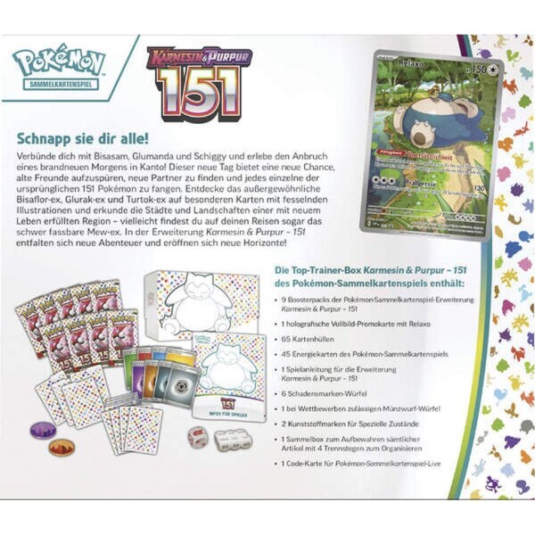 Pokemon - 151 Top-Trainer-Box - DE