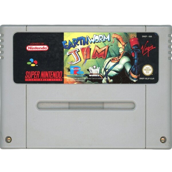Nintendo SNES - Earthworm Jim - Modul
