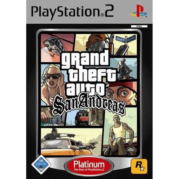 Sony PlayStation 2 - Grand Theft Auto: San Andreas Platinum - mit OVP