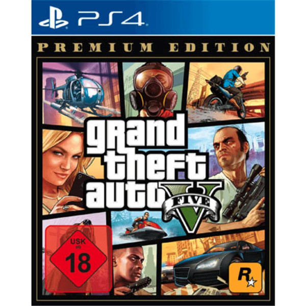 PS4 PlayStation 4 - Grand Theft Auto V Premium Ed. GTA - mit OVP