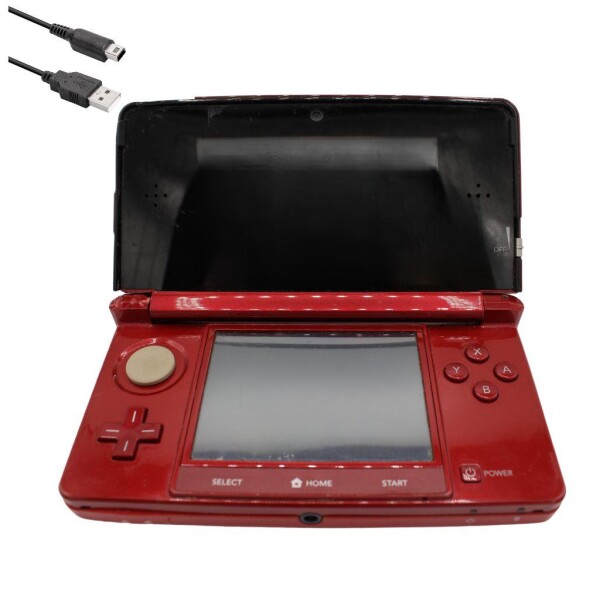 Nintendo 3DS - Konsole - mit Ladekabel - Metallic Rot - Defekt