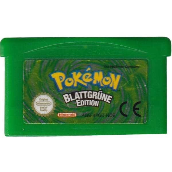 Nintendo Game Boy Advance - Pokémon Blattgrüne Edition - Modul