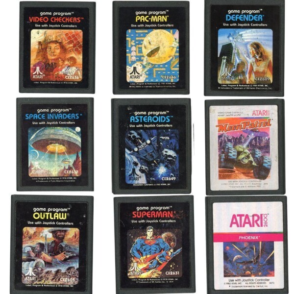 Atari - 9 verschiedene Spiele Sammlung
