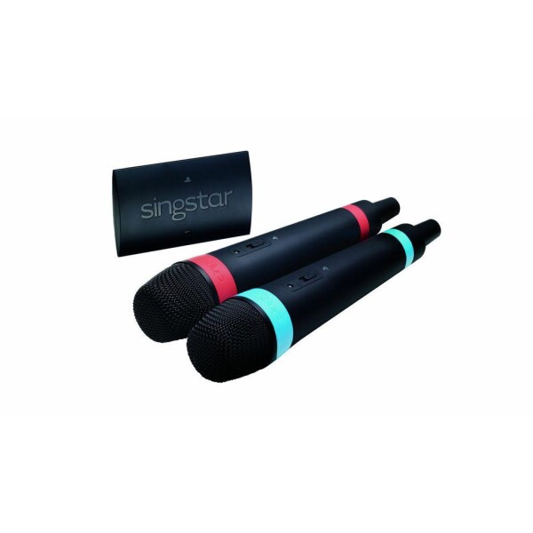 Sony PlayStation 3 - 2 SingStar Original Wireless Mikrofone mit Empfänger