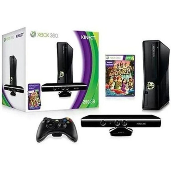 Microsoft Xbox 360 S - Konsole - 250GB - Kinect Special Edition - mit OVP