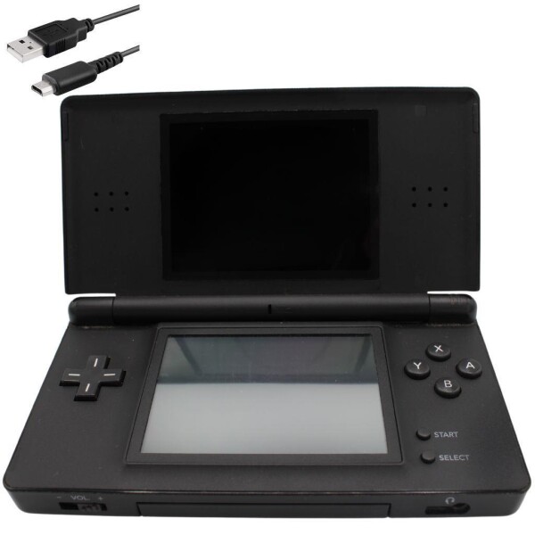 Nintendo DS Lite - Konsole Handheld - mit Ladekabel - Schwarz