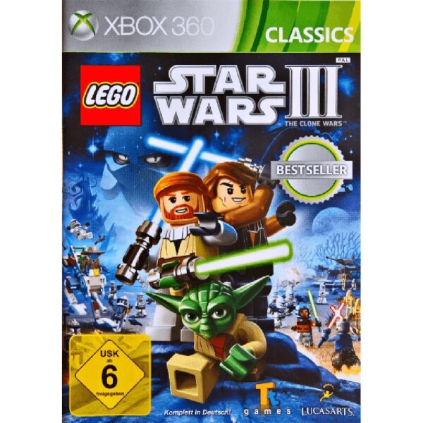 Microsoft Xbox 360 - LEGO Star Wars III: The Clone Wars: Classics | Bestseller - mit OVP