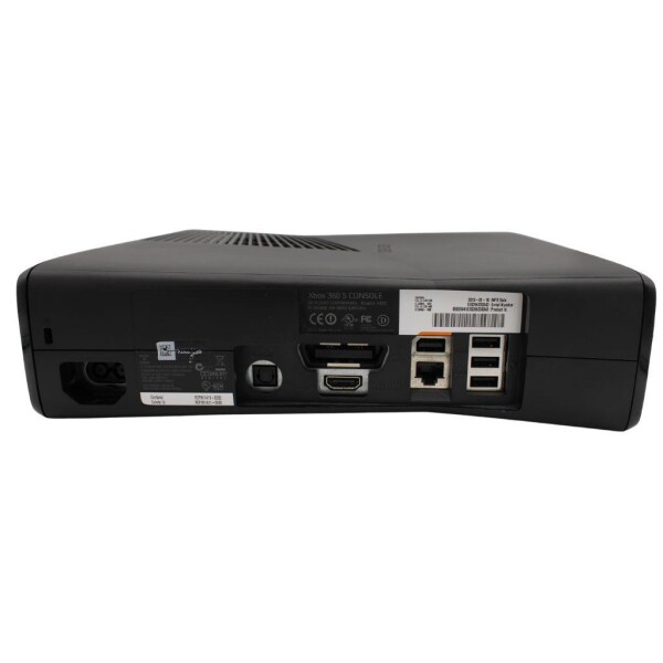 Microsoft Xbox 360 S - Konsole - 250GB - 1439 - alle Kabel - Schwarz Matt