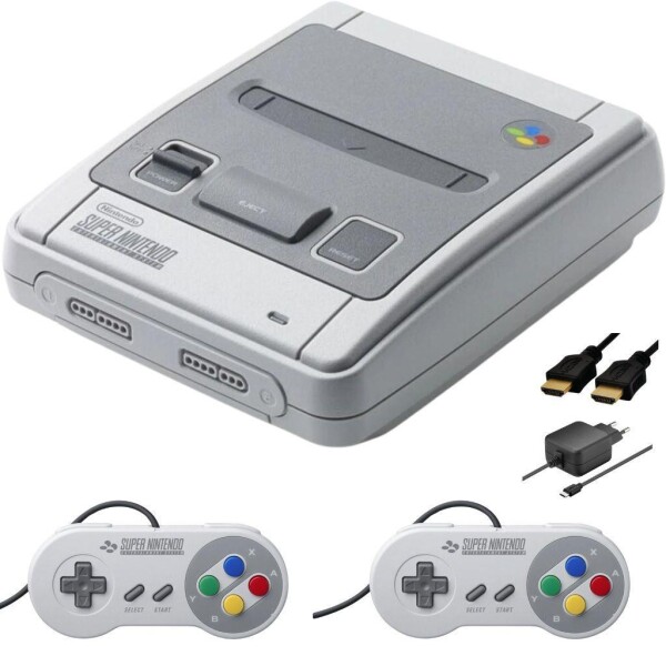 Nintendo Classic Mini: Super Nintendo Entertainment System - Konsole - Grau