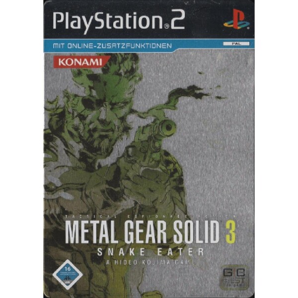 Sony PlayStation 2 - Metal Gear Solid 3: Snake Eater: Steelbook - mit OVP