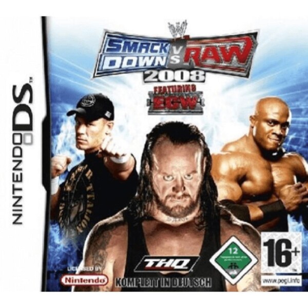 Nintendo DS - WWE SmackDown vs. Raw 2008 - nur Modul