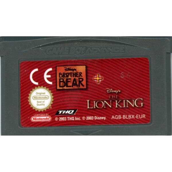 Nintendo Game Boy Advance - Der König der Löwen + Bärenbrüder - nur Modul