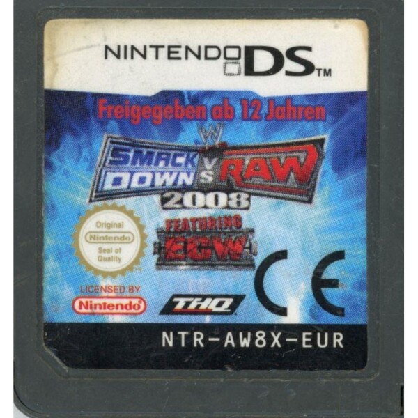 Nintendo DS - Spiele Auswahl zu top Preisen! - auch für 2DS / 3DS - nur MODUL WWE SmackDown vs. Raw 2008