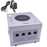 Nintendo GameCube - Konsole - DOL-001 - alle Kabel - Silber