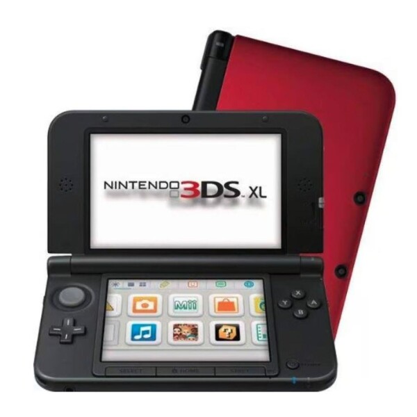 Nintendo 3DS XL - Konsole - mit Ladekabel - Schwarz/Rot