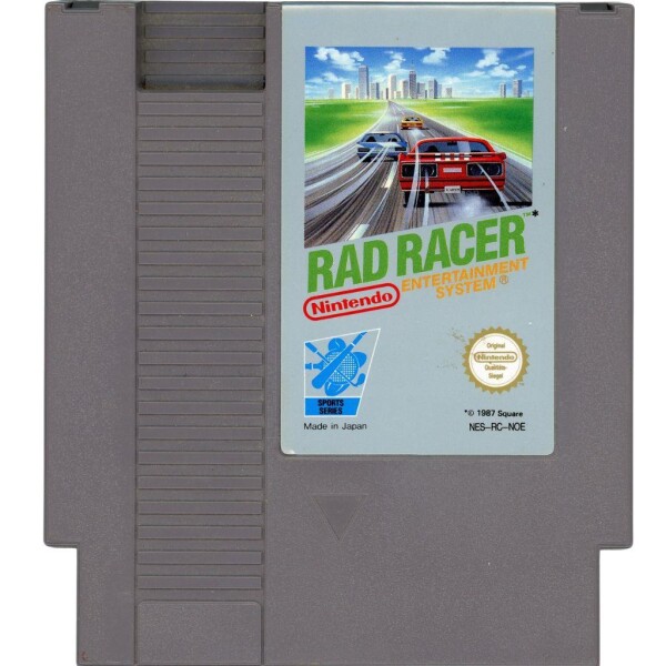 Nintendo Entertainment System - Rad Racer - nur Modul